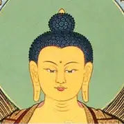 Buda Sakyamuni, Maestro Sheng-Yen y Amaro Bhikkhu. 