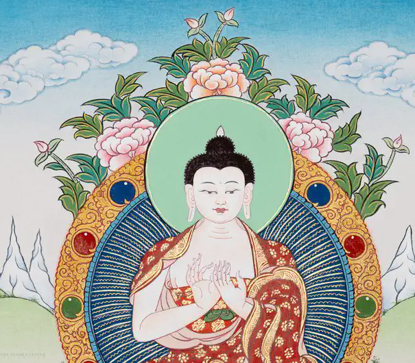 Karmapa XVII Ogyen Trinley Dorje, Ugyen Trinley; Su eminencia el VII Tai Situ Rimpoché y Su Eminencia el XII Gyaltsab Rimpoché.